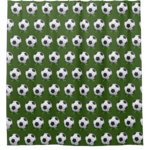 Cortina Para Box Bola de Futebol para o Natal