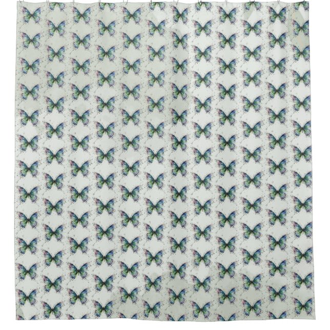Cortina Para Box Borboleta (Frente)