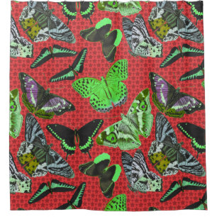 Cortina Para Box Borboleta Vintage Elegante Inspirada Na Natureza