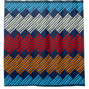 Cortina Para Box Bordado do padrão étnico Boho no Tecido