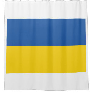 Cortina Para Box Botão Bandeira da Ucrânia