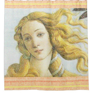 Cortina Para Box Botticelli Vênus encara a arte dos pixéis