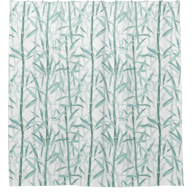 Cortina Para Box Branches bambu. (Frente)