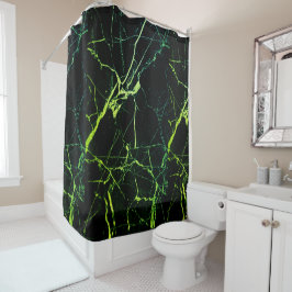 Cortina Para Box Bright Green Marble