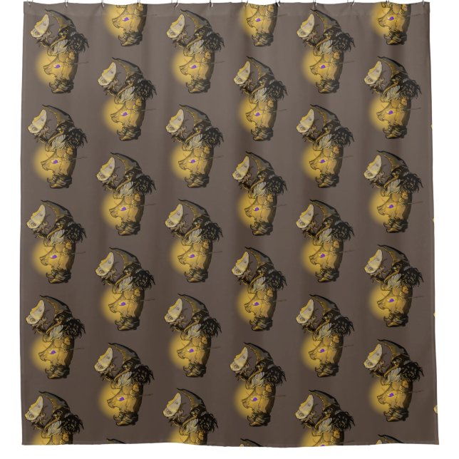 Cortina Para Box Brilho (Frente)