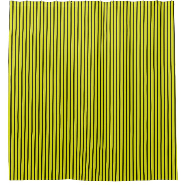 Cortina Para Box 💛 Brilho Listrado Amarelo ✨ Textura Minimalista M (Frente)