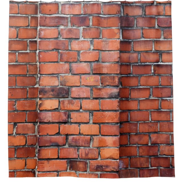 Cortina Para Box Brown wall brick (Frente)