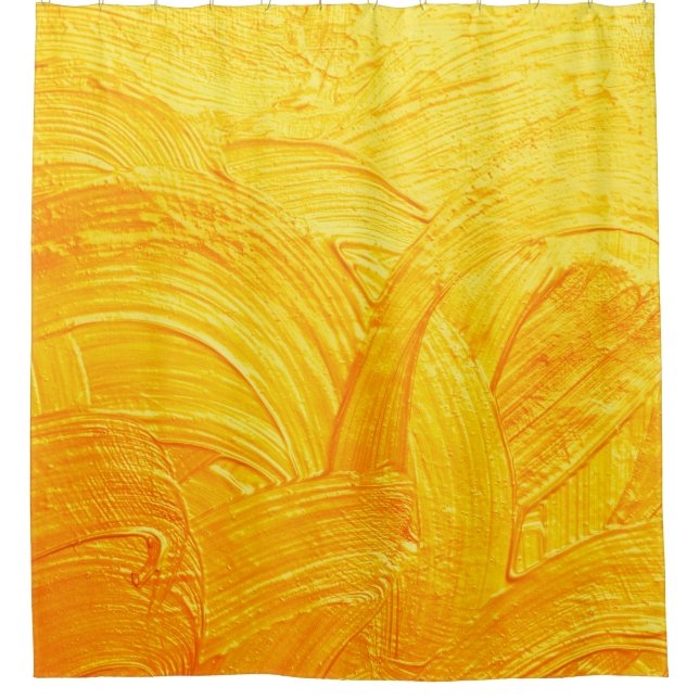Cortina Para Box Brush strokes and curves gold abstract background (Frente)
