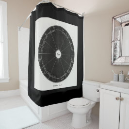 Cortina Para Box Bruxa de Constelação de Astrologia, Sinal Zodiac M