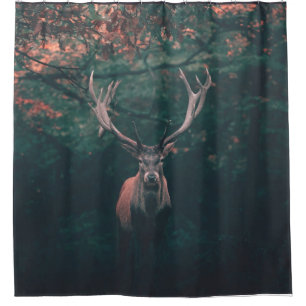Cortina Para Box Buck Deer Wild Animal