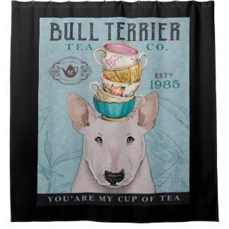 Cortina Para Box Bull Terrier Dog Tea