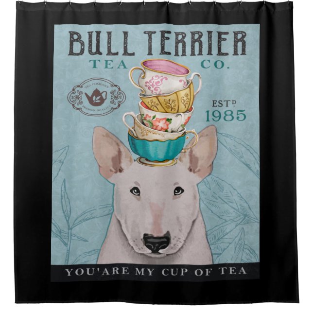 Cortina Para Box Bull Terrier Dog Tea (Frente)