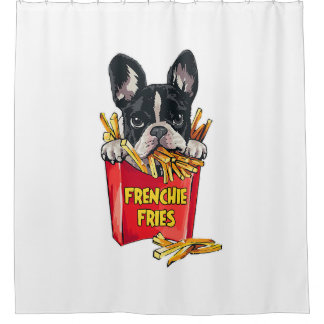 Cortina Para Box Bulldog Francês Para Mulheres - Fries Franceses