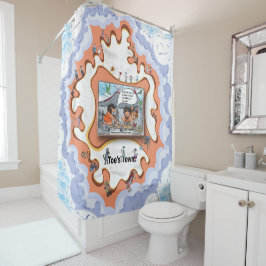 Cortina Para Box Burlões Pré-Históricos | Humor Satírico