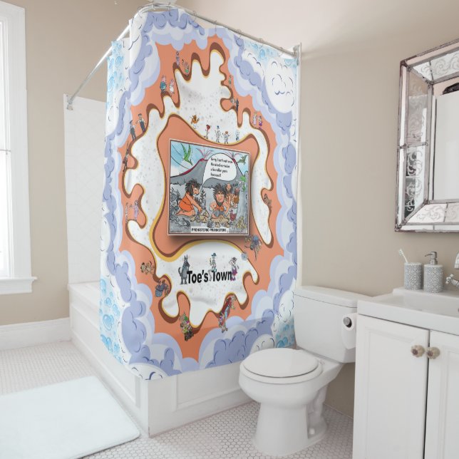 Cortina Para Box Burlões Pré-Históricos | Humor Satírico (In Situ)