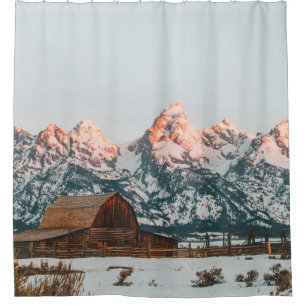 Cortina Para Box Cabina Sunrise da Manhã no Parque Nacional de Gran