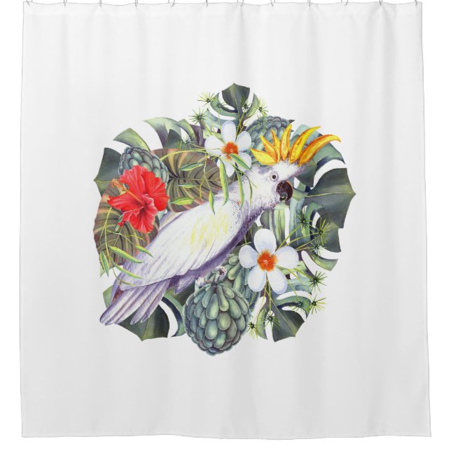 Cortina Para Box Cacatua Branca (Frente)