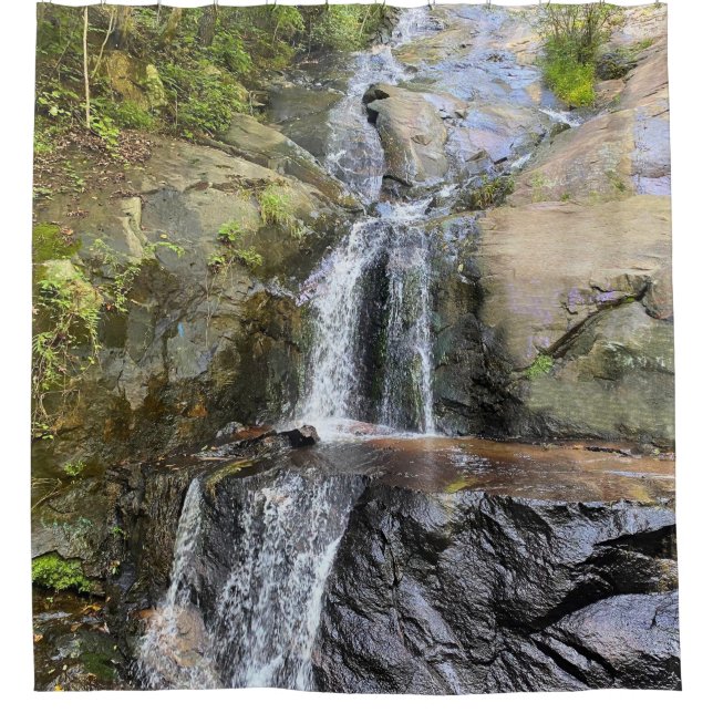 Cortina Para Box Cachoeira Serenidade Silvervale (Frente)