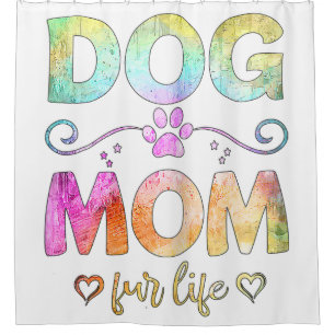 Cortina Para Box Cachorro Mãe Pele Vida Feliz Dia de as mães Melhor