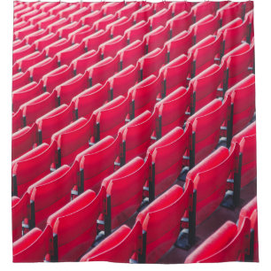 Cortina Para Box Cadeiras de teatro vermelho