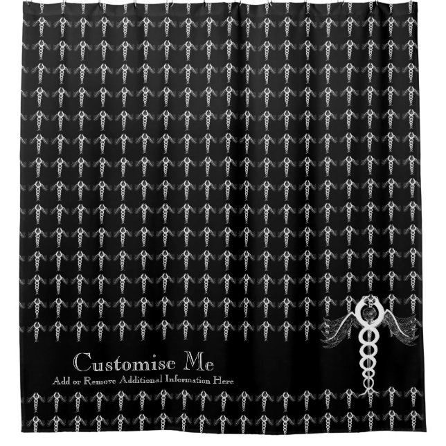Cortina Para Box Caduceus (Branco) (Frente)
