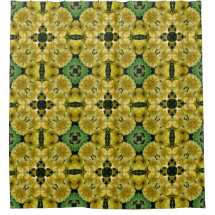Cortina Para Box Caleidoscópio Art Primrose Flores Natureza 