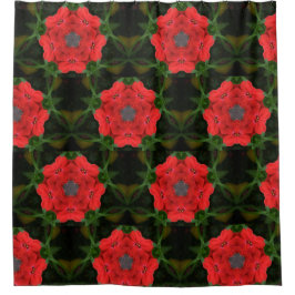 Cortina Para Box Caleidoscópio Vermelhos