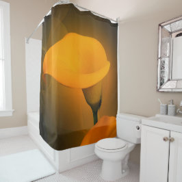 Cortina Para Box Calla Lily Warm Yellow Mist Background