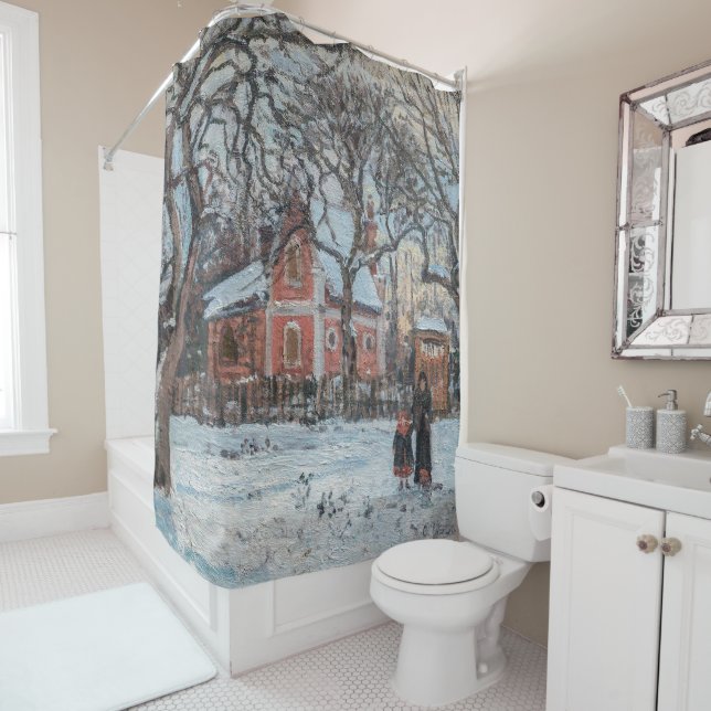 Cortina Para Box Camille Pissarro - Chataigniers a Louvecienne (In Situ)