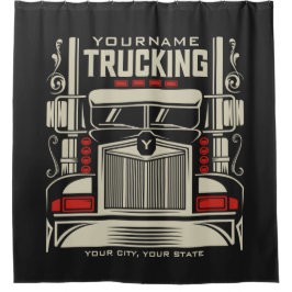 Cortina Para Box Caminhão Personalizado 18 Caminhoneiro BIG RIG