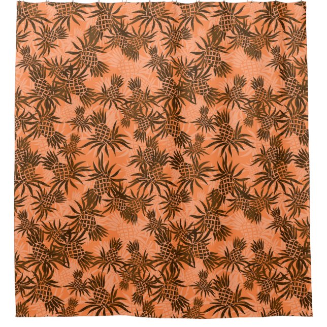 Cortina Para Box Camo, Camo, Camo, Camisa Aloha Tropical do Havaí (Frente)