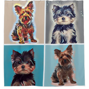 Cortina Para Box Cão Yorkie Yorkshire