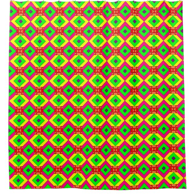 Cortina Para Box Caos Coloridos 44 (Frente)