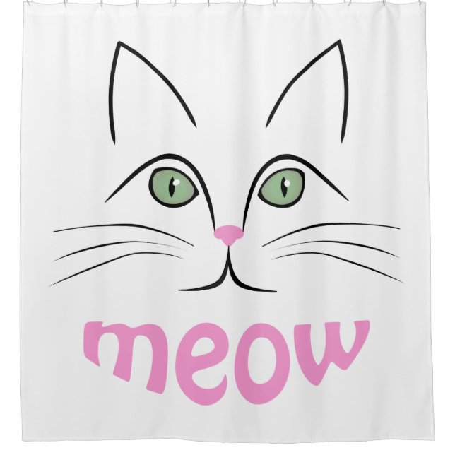 Cortina Para Box Cara de gato (Frente)