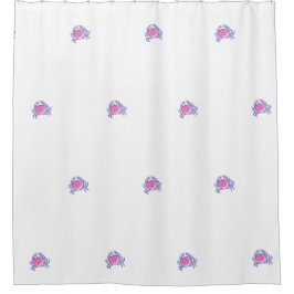 Cortina Para Box Caranguejo Rosa Pré-Paposa