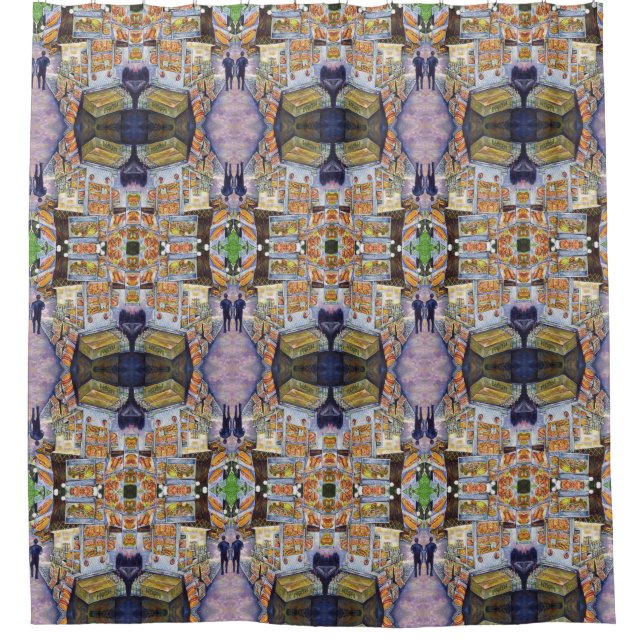 Cortina Para Box Carga de trabalho artística extraordinária (Frente)