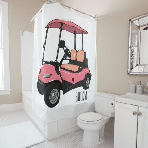 Cortina Para Box Carrinho de golfe / desenho animado de buggy de go