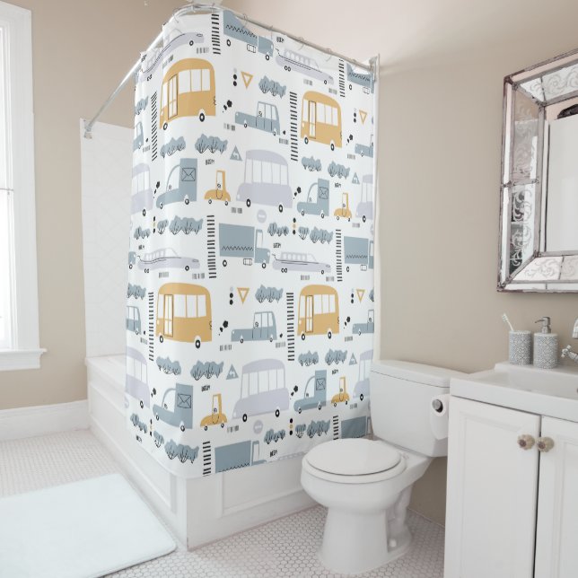 Cortina Para Box Carros de Corte no Padrão de Tráfego (In Situ)