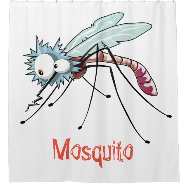 Cortina Para Box Cartoon de mosquito (Frente)