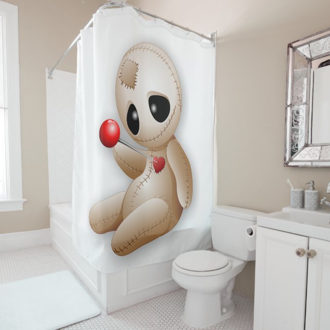 Cortina Para Box Cartoon Doll Voodoo Apaixonado (In Situ)