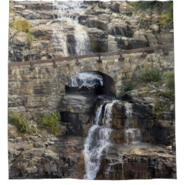 Cortina Para Box Cascata Através da Pedra