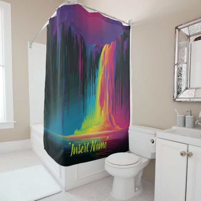 Cortina Para Box Cascata mágica, serenidade cativante (In Situ)