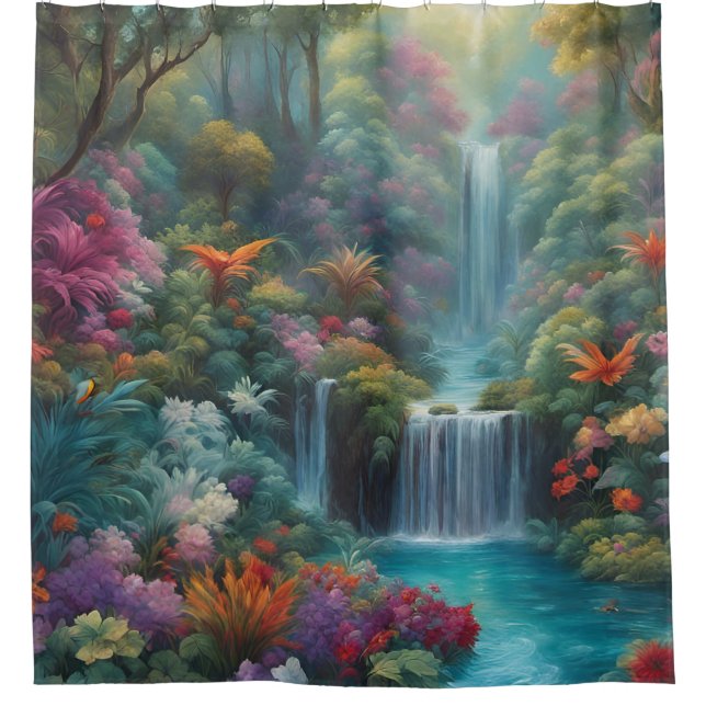 Cortina Para Box "Cascata tropical mística" (Frente)