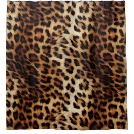 Cortina Para Box Castanho-Leopardo