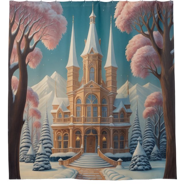 Cortina Para Box Castelo dos Sonhos Sussuros (Frente)