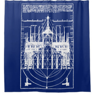 Cortina Para Box Catedral Vitruviana de Milão 1521