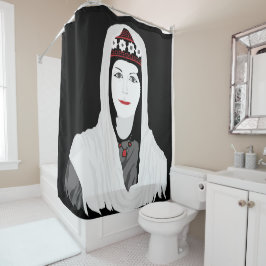 Cortina Para Box Caucasiano