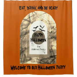 Cortina Para Box Cavaleiro de Lua Negro e Laranja Feliz Dia das Bru