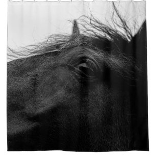 CORTINA PARA BOX CAVALO PRETO