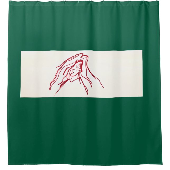 Cortina Para Box Cave Painting Shower Curtain (Frente)